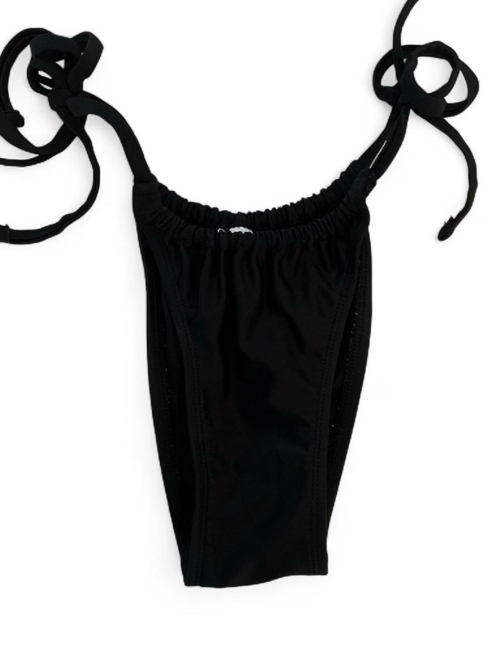 Xhilaration Black Tie-Side Bikini Bottom